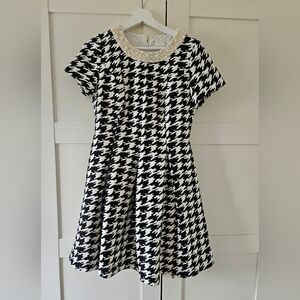 POLIRU Houndstooth Mini Dress